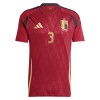 Maglia ufficiale Belgio Theate 3 Casa Euro 2024 per Uomo